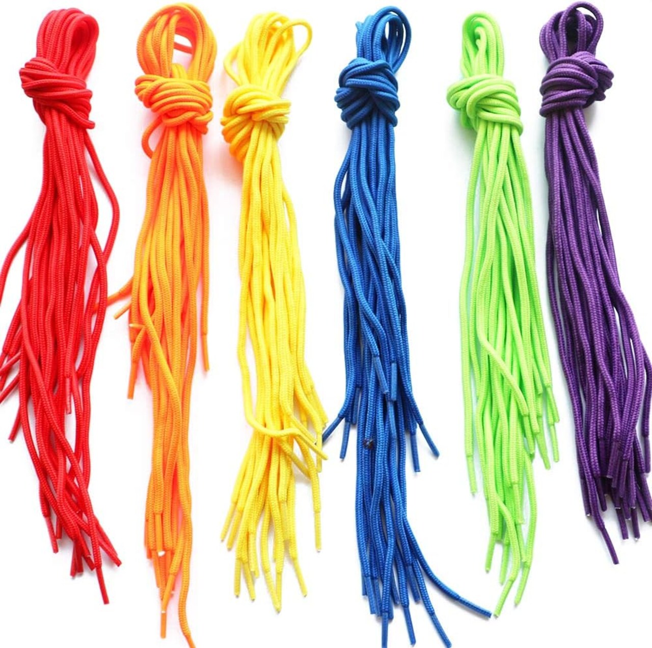 60 Pcs Colored Threading for Beading, Threading Lace Beading Cords Beading String(6 Colors)